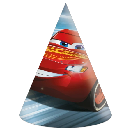 Papírové čepičky Auta 6 ks