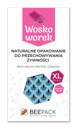 Voskové sáčky „Vlny“ XL 36 × 32 cm, 1 ks.