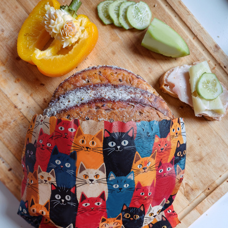 Voskovka "Kočky" velikost "M" 25 x 25 cm 1 ks.