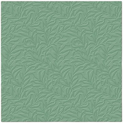 Třívrstvé ubrousky, ražené, světle zelené 33 x 33 cm, 20 ks