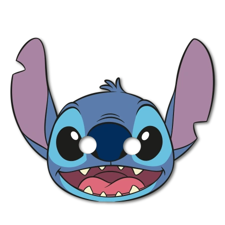 Papírové masky Stitch 6 ks