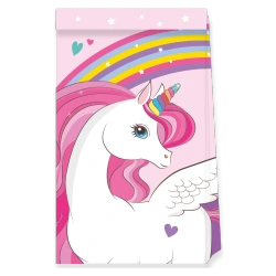 Papírové sáčky „Unicorn“ 16 × 22 cm, 4 ks