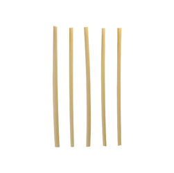 Koktejlová brčka ze slámy 4/150 mm, 250 ks