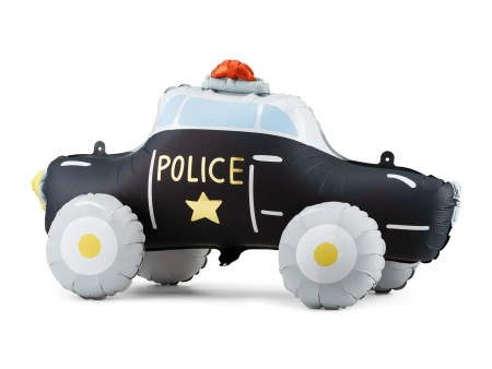 Stojící fóliový balónek „Policejní auto“, 90 × 41 cm, 1 ks