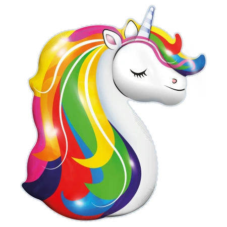 Fóliové balonky „Unicorn“ 52 x 75 cm, 1 ks