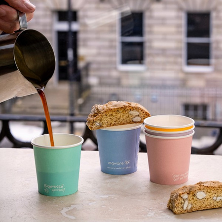 Papírové kelímky Feel Good Series 180 ml, průměr 72 mm, 50 ks