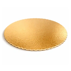 Silné zlaté podložky pod dort 30 cm 1 ks.