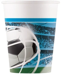 Papírový kelímek „Fotbal“ 200 ml 8 ks
