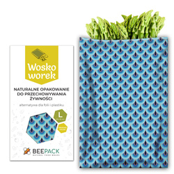 Voskové sáčky „Vlny“ L 23×32 cm, 1 ks