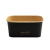 Obdélníkový papírový box černý s disperzí 1000 ml, 17,3 x 12,1 x 7,5 cm, 50 ks