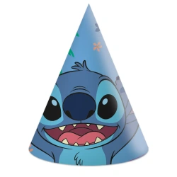 Papírové čepičky „Stitch & Angel“, 6 ks