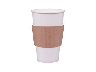 Ochranný rukáv na kelímek 250-300 ml, kraft, 50 ks