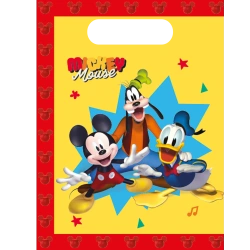 Papírové sáčky „Mickey Mouse“ 16 × 22 cm, 4 ks