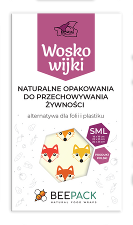 Wax "Lištičky" Pack 1 x "S", 1 x "M", 1 x "L" 3 ks.