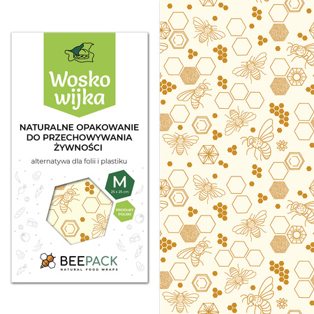 Voskovka "Včely" velikost "M" 25 x 25 cm 1 ks.