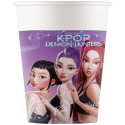 Papírový kelímek „K-POP“ 200 ml 8 ks