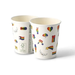 Papírový kelímek na disperzi "Pride" 250 ml, ø 80 mm 50 ks.