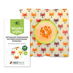 Voskovka "Lišky" velikost "M" 25 x 25 cm 1 ks.