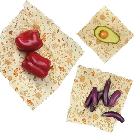 Wax "Včelky" Pack 1 x "S", 1 x "M", 1 x "L" 3 ks.