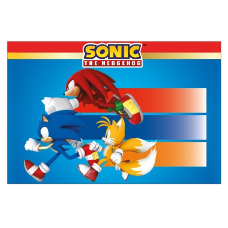 Opakovaně použitelný ubrus „Sonic SEGA“ 120 × 180 cm, 1 ks