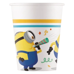 Papírový kelímek „Mimoni“ 200 ml 8 ks