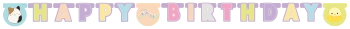 Papírový narozeninový banner Squishmallows, 2 m 1 ks