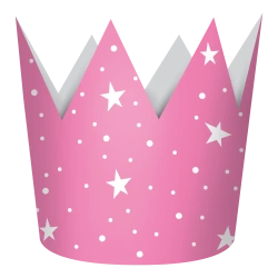 Papírové korunky Princess, 4 ks.