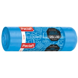 Pytle na tříděný papír modré Paclan 120L, 70 x 110 cm, 10 ks