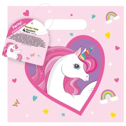 Papírové sáčky Opakovaně použitelné „Unicorn“ 22 x 22 cm, 4 ks