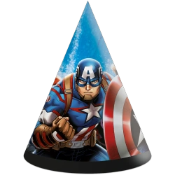 Papírové čepičky Avengers 6 ks