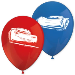 Latexové balonky „Auta Blesk McQueen“ 28 cm, 8 ks