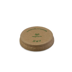 Kulatý papírový víčko na kelímek na dip, Ø 44 mm, 50 ks