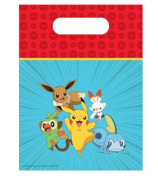 Foliové sáčky "Pokemon" 17 x 23 cm 6 ks.