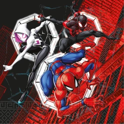 Dvouvrstvé ubrousky „Spiderman“, 33 × 33 cm, 20 ks
