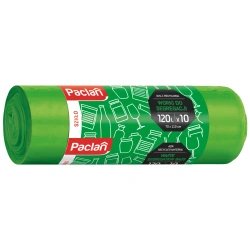 Pytle na třídění Zelené sklo Paclan 120L, 70 x 110 cm, 10 ks