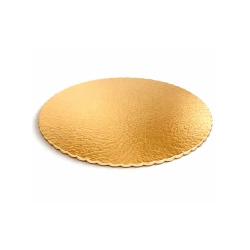 Silné zlaté podložky pod dort 20 cm 1 ks.