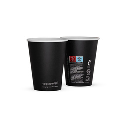 Vegware Black Series papírový kelímek 250 ml o průměru 80 mm 50 ks.