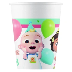 Papírový kelímek „CoComelon“ 200 ml 8 ks
