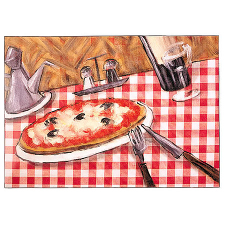 Papírové prostírání "Pizza" 31 x 43 cm 500 ks.