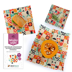 Wax "Geometrie" Pack 1 x "S", 1 x "M", 1 x "L" 3 ks.