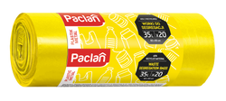 Pytle na tříděný plast žluté Paclan 35 l 20 ks