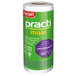 Utěrky na roli Maxi Practi, Paclan, 25 × 30 cm, 50 ks