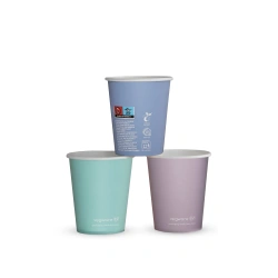 Papírové kelímky Feel Good Series 180 ml, průměr 72 mm, 50 ks