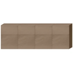 Ubrousky 1vrstvé, kraftový, do dávkovače, Clarina 17 x 17 cm, 400 ks