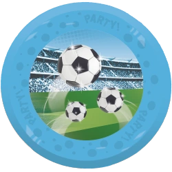 Opakovaně použitelné talíře Fotbal, 21 cm, 4 ks.