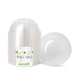 PLA vypouklé víko s otvorem ø 95 mm 100 ks.