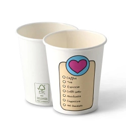 Papírový kelímek na disperzi "Coffeelove" 250 ml, ø 80 mm 50 ks.