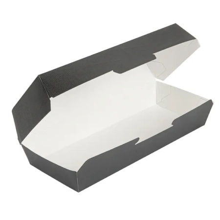 Černý termo lunch box Panini 26,5 x 12,2 x 7 cm, 50 ks
