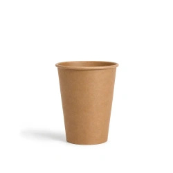 Papírový kelímek kraft 250 ml, ø 80 mm 50 ks.