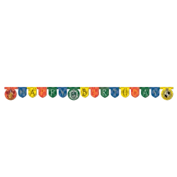 Papírový narozeninový banner Harry Potter 2 m 1 ks